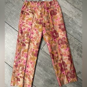 Floral Kids Bottoms - Pink and Gold